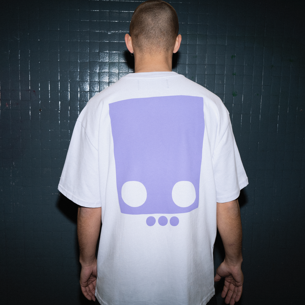 Oversize Backprint · Lavendel