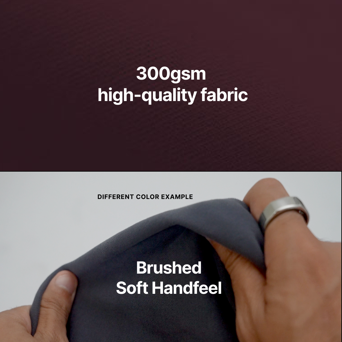 Oversize Blank - Maroon Red