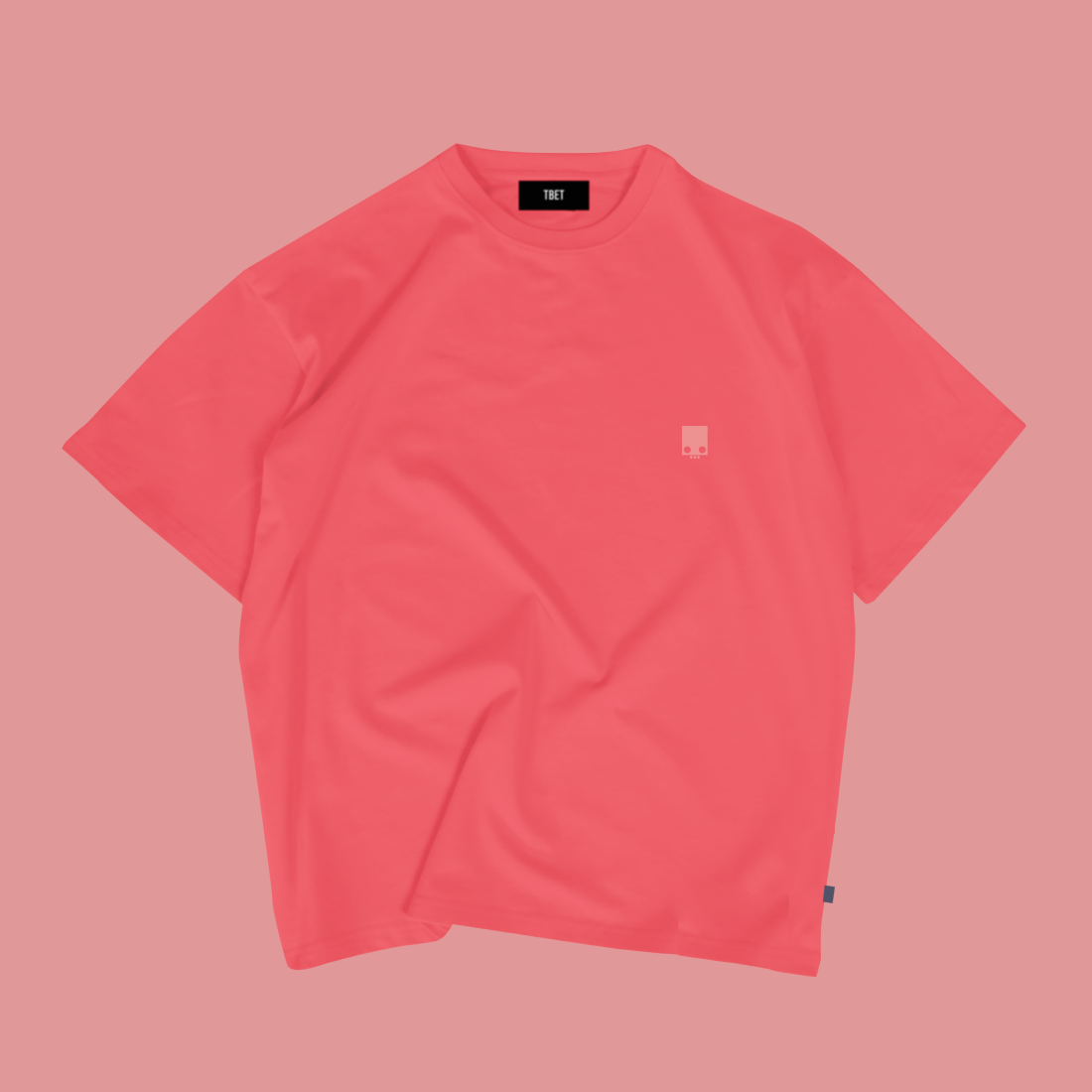 Crimson - TBET Oversize Cropped