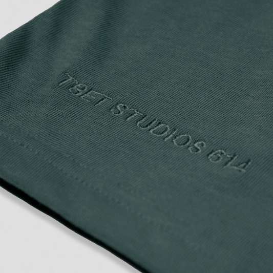 Oversize Cropped Skull · Deep Sage