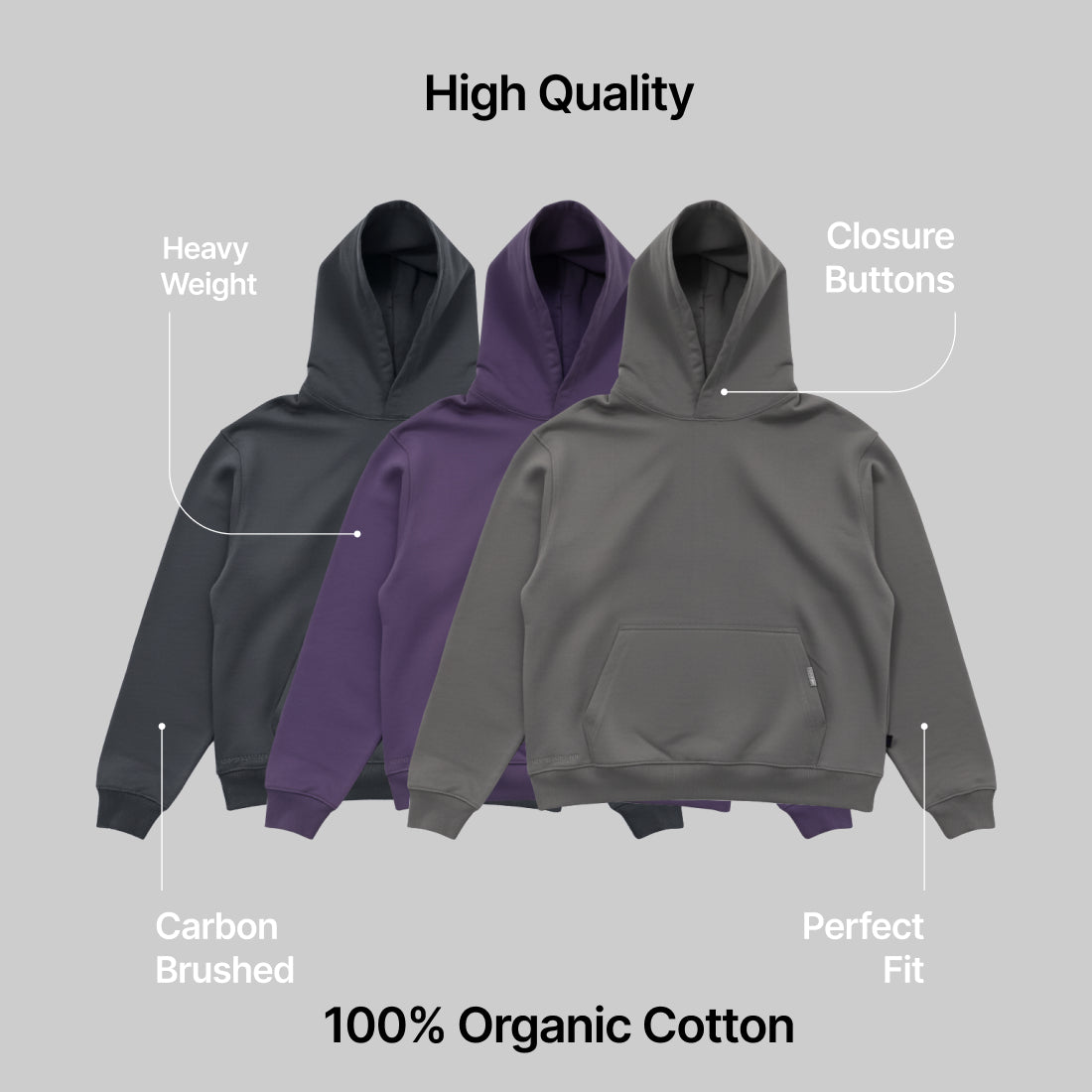 Hoodie Triple Pack (Size XXL)